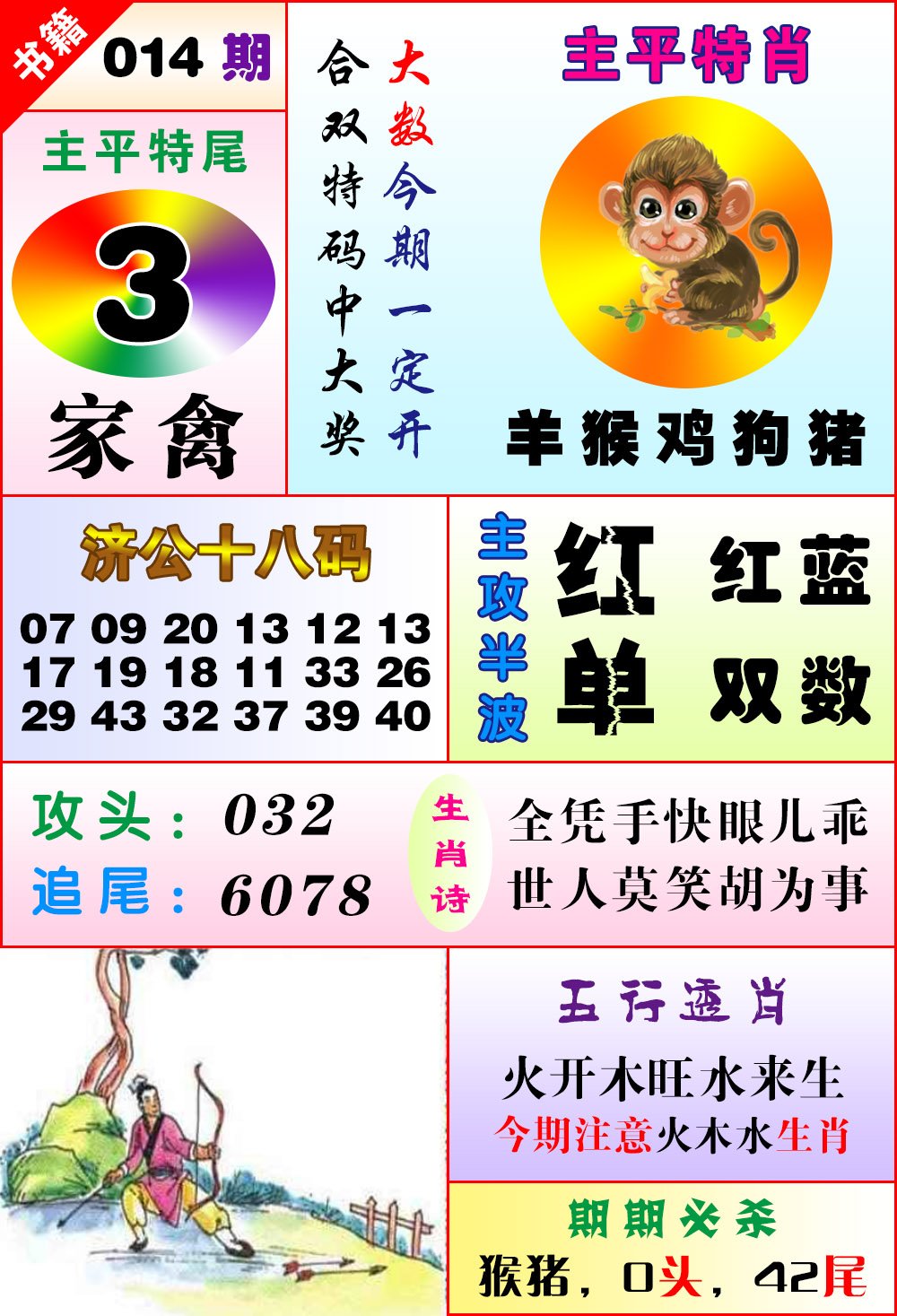014期澳门狗头铡[图]