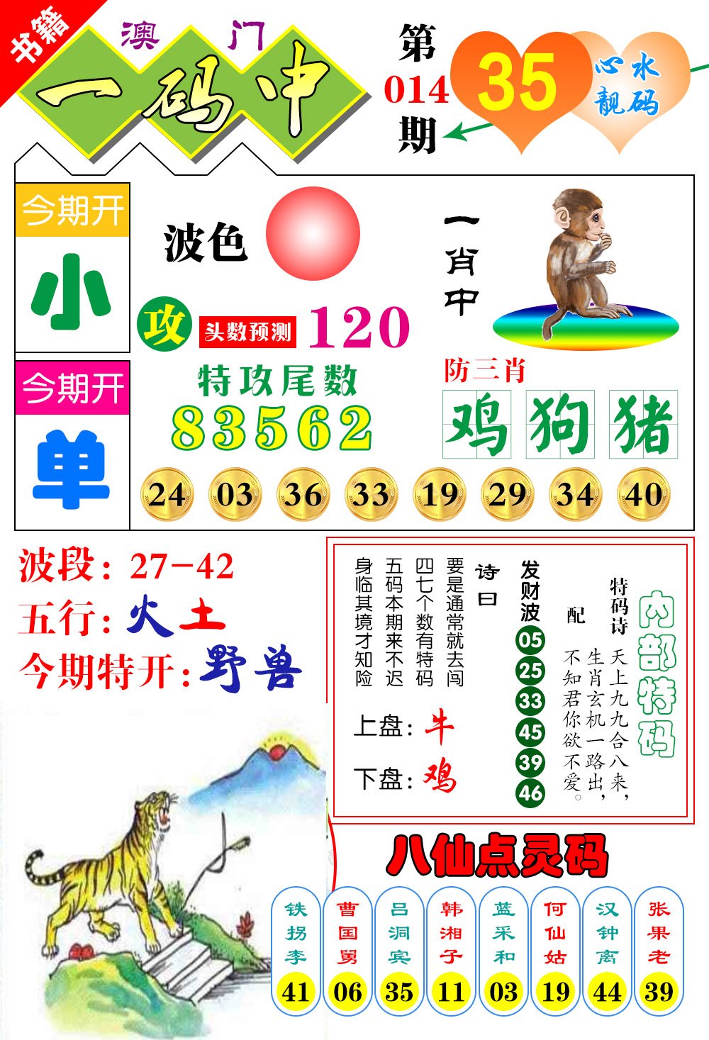 014期澳门发财波[图]