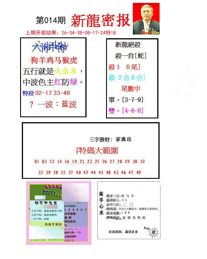 014期新龙密报[图]