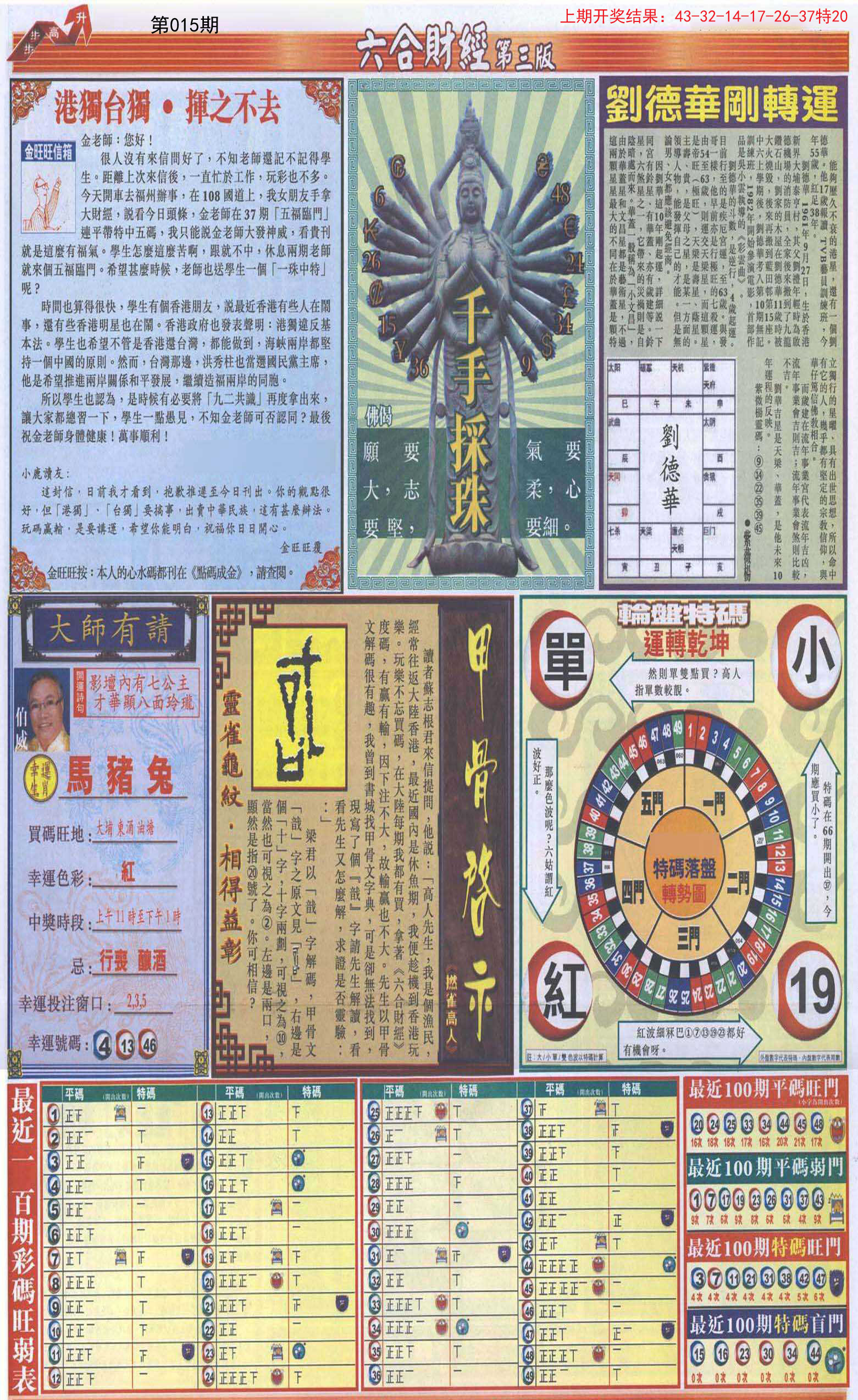 015期六合财经C加大版[图]