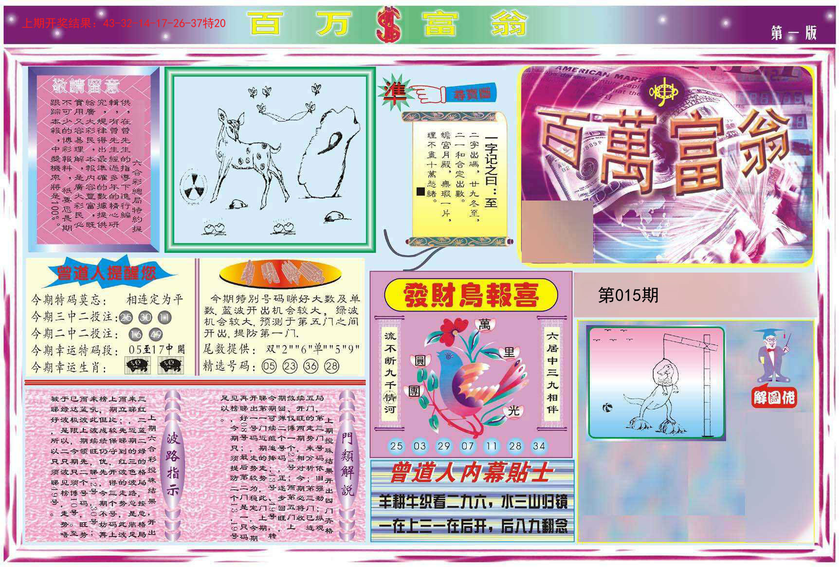 015期百万富翁A[图]