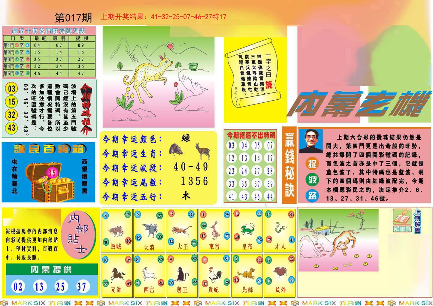 017期九龍内幕A(推荐)[图]