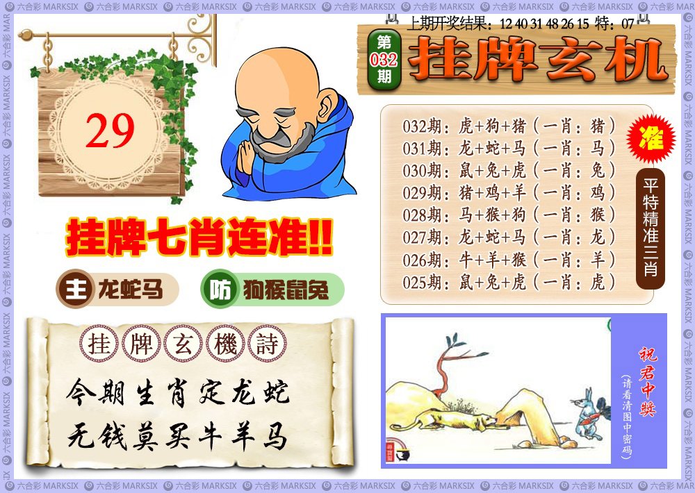 032期挂牌玄机[图]