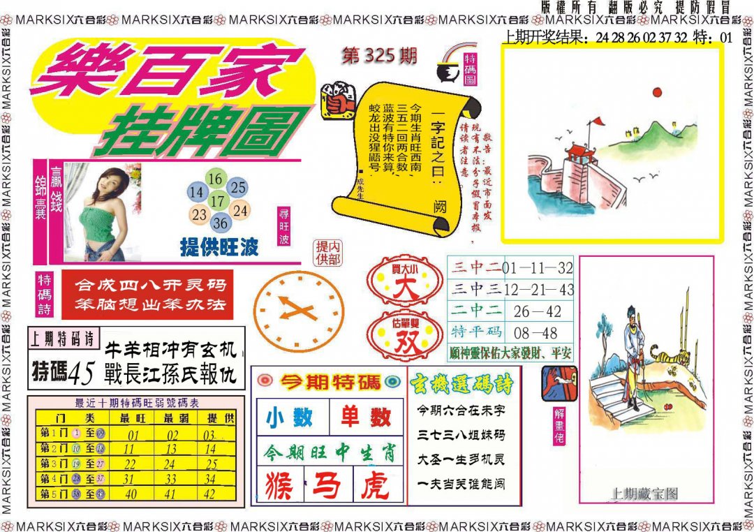 325期乐百家挂牌图[图]