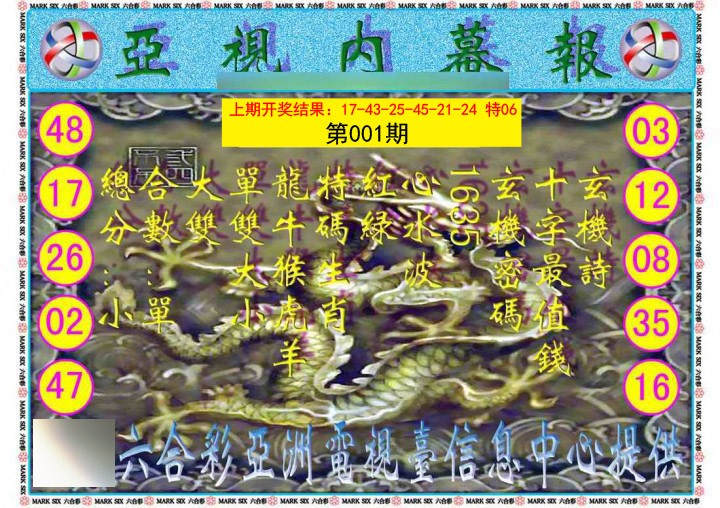 001期亚视内幕报[图]