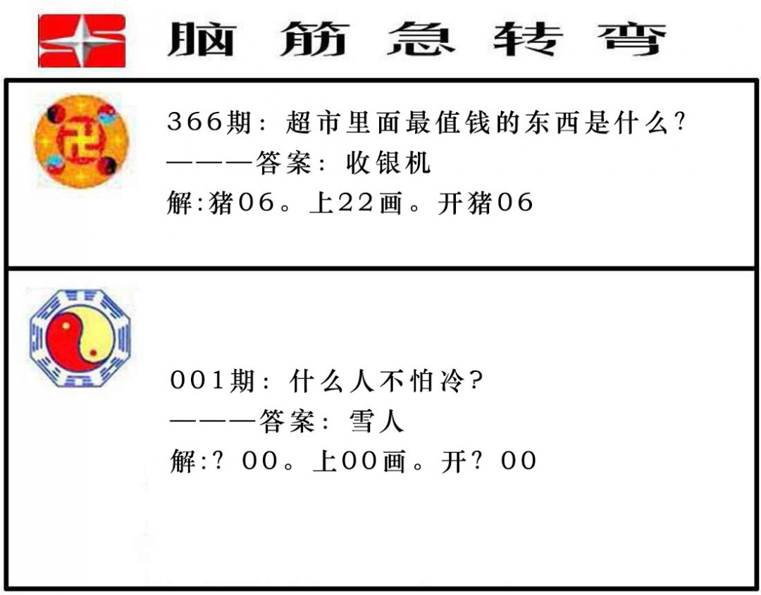 001期脑筋急转弯[图]