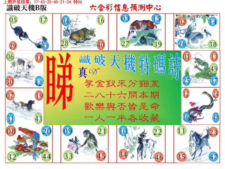 001期识破天机B版[图]