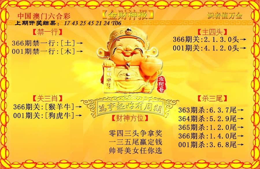 001期金财神[图]