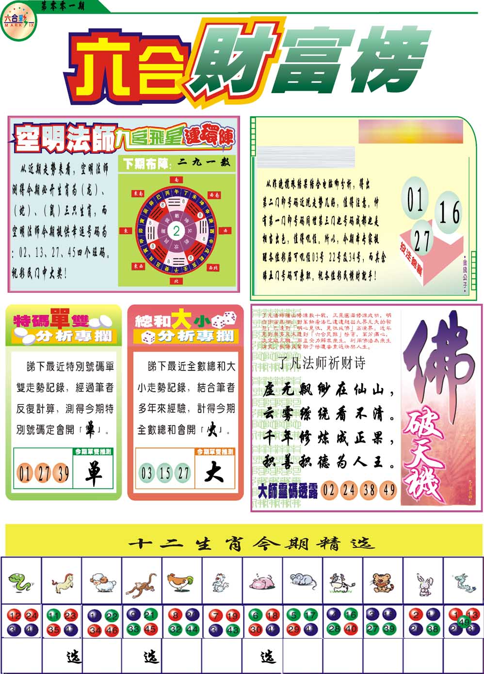 001期财富榜[图]