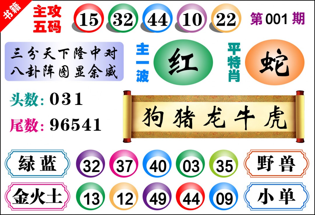 001期澳门主攻五码[图]