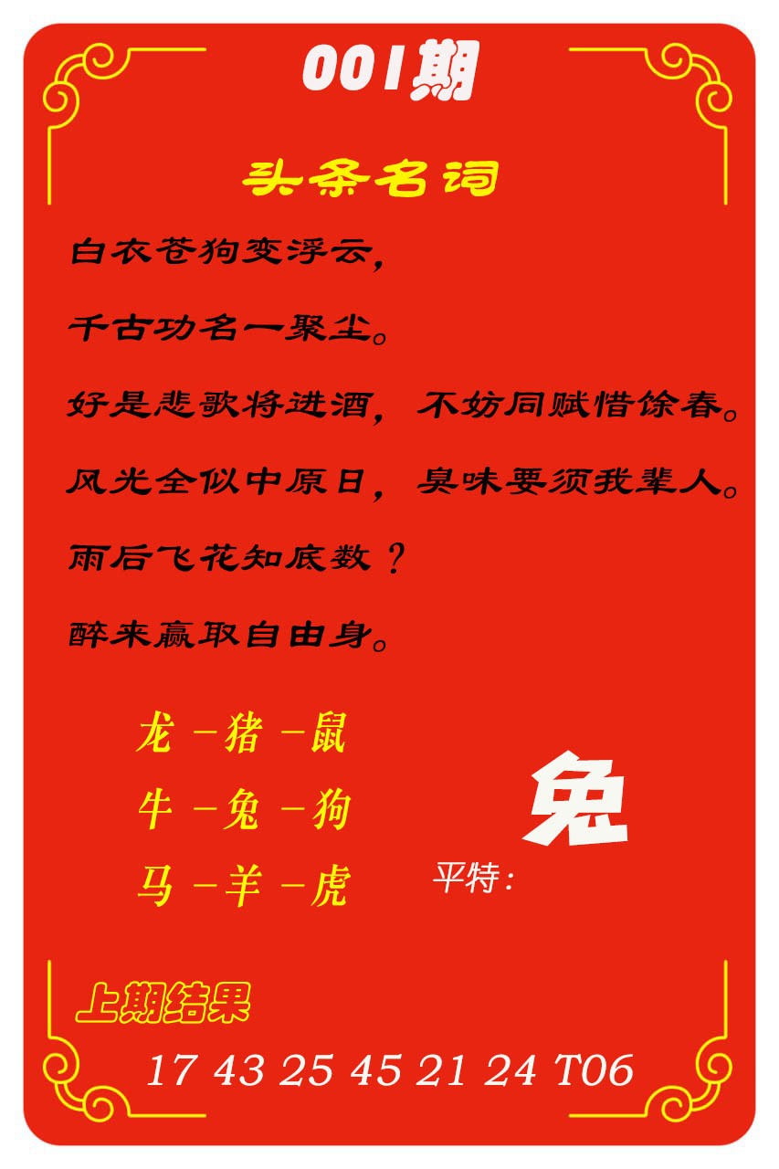 001期头条名词[图]