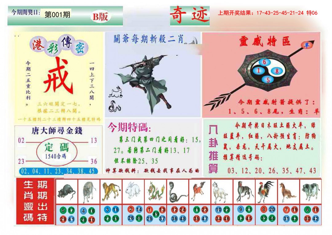 001期九龍奇迹B(推荐)[图]