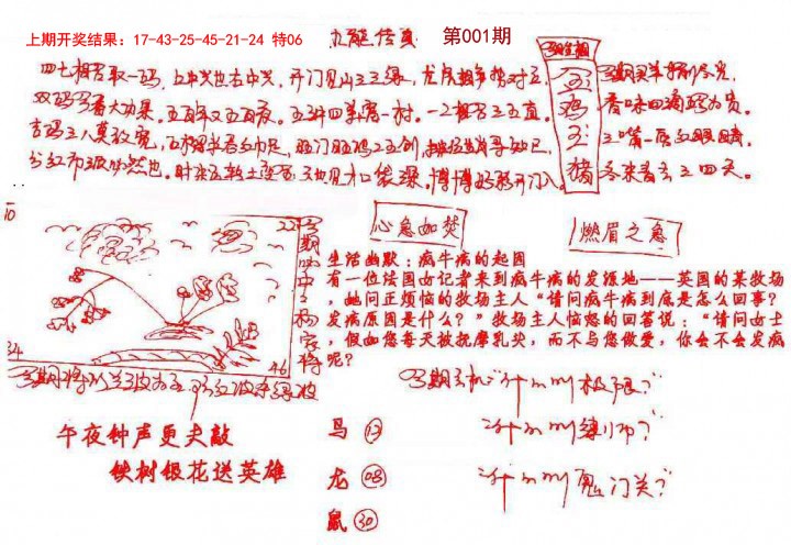 001期手写九龙内幕[图]