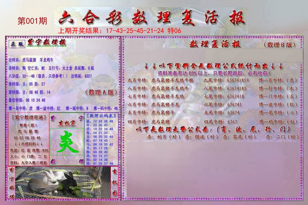 001期数理复活报[图]