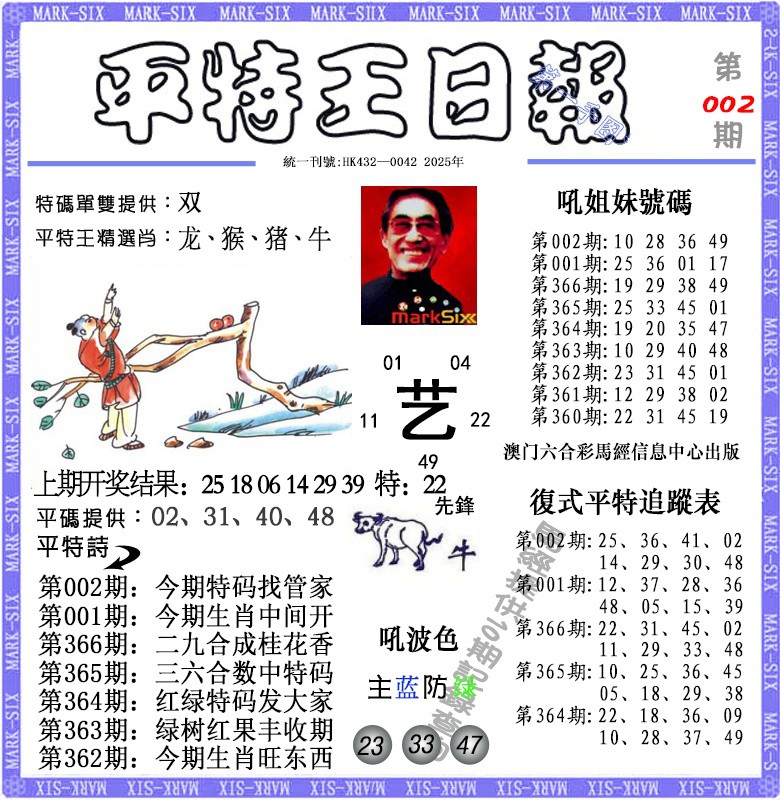 002期平特王日报[图]