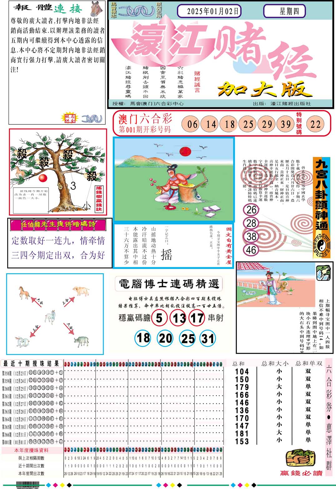 002期濠江赌经A加大版[图]