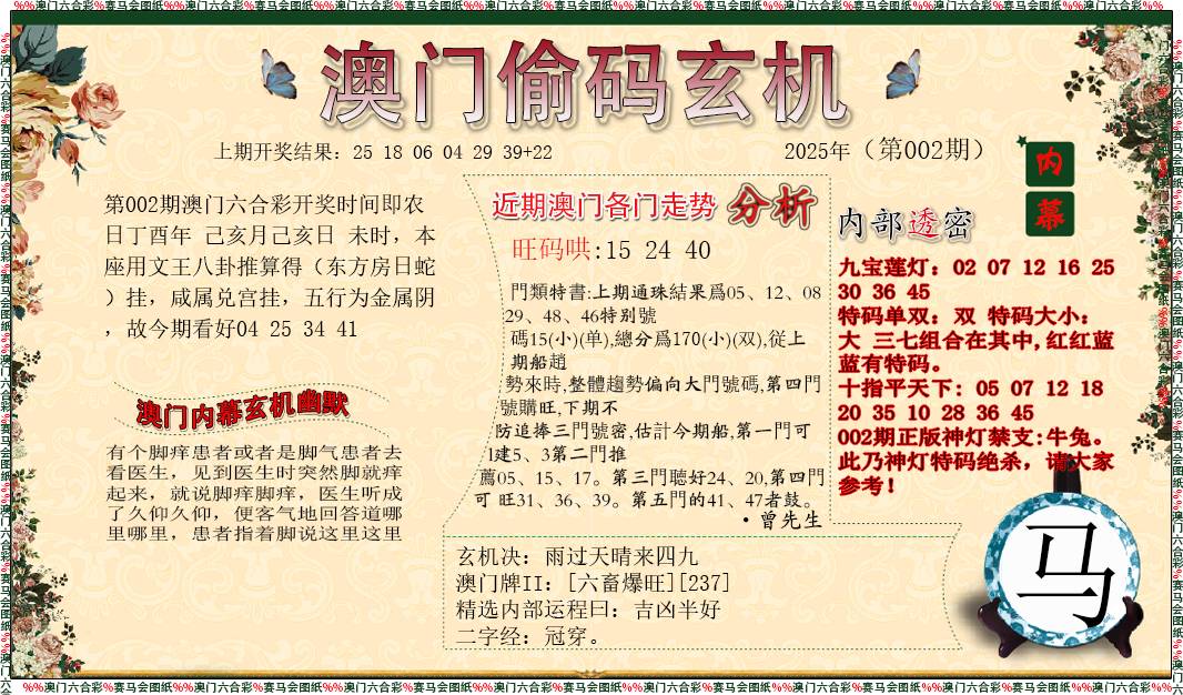 002期偷码玄机[图]