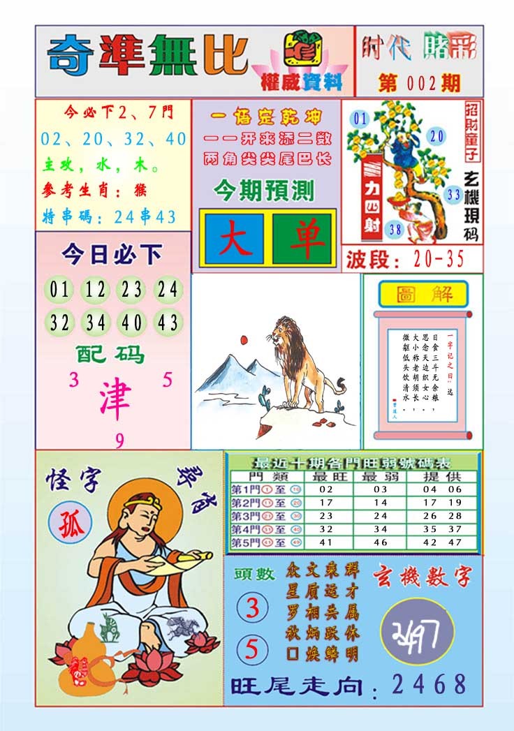 002期奇准无比[图]