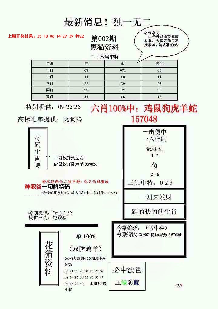 002期独一无二(正)[图]