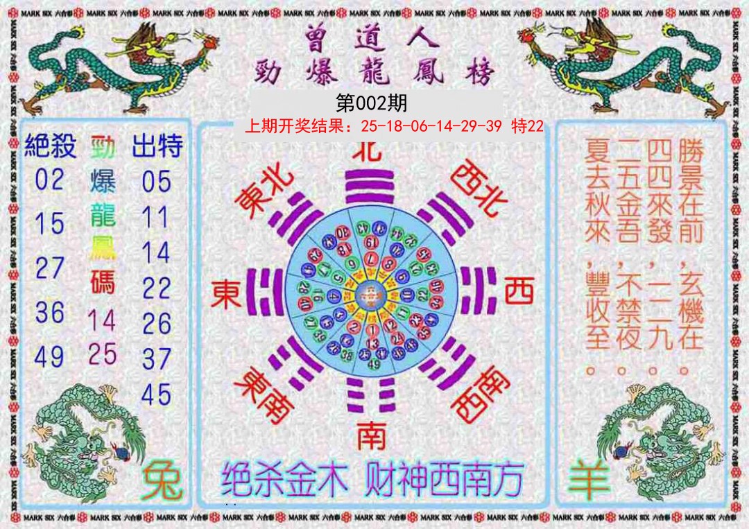 002期曾道人劲爆龙凤榜[图]