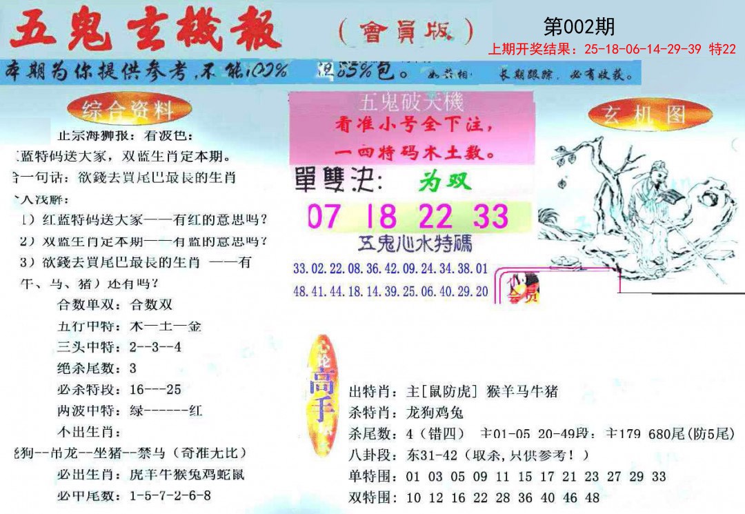 002期新五鬼玄机[图]