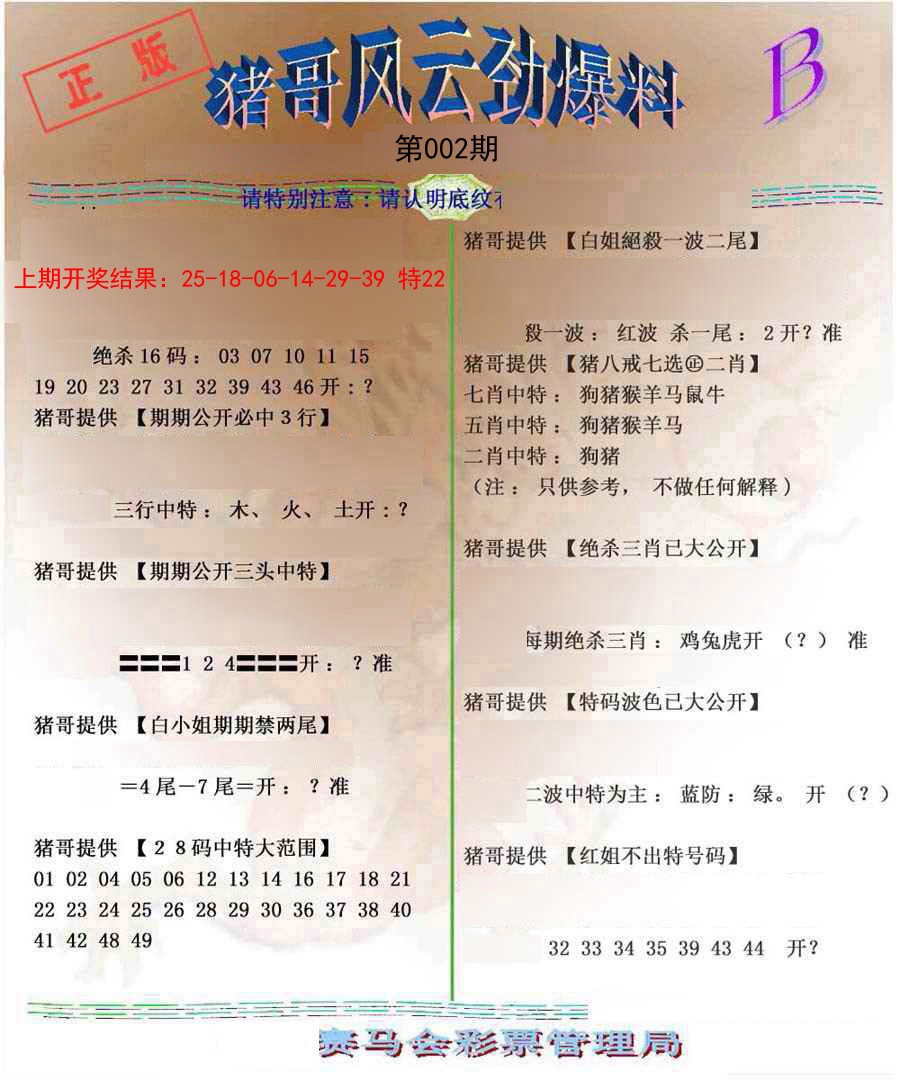 002期猪哥风云劲爆料B[图]