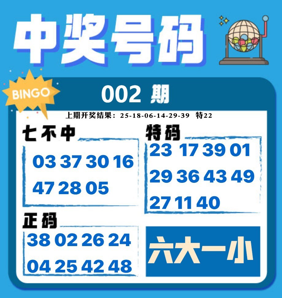 002期中奖号码[图]