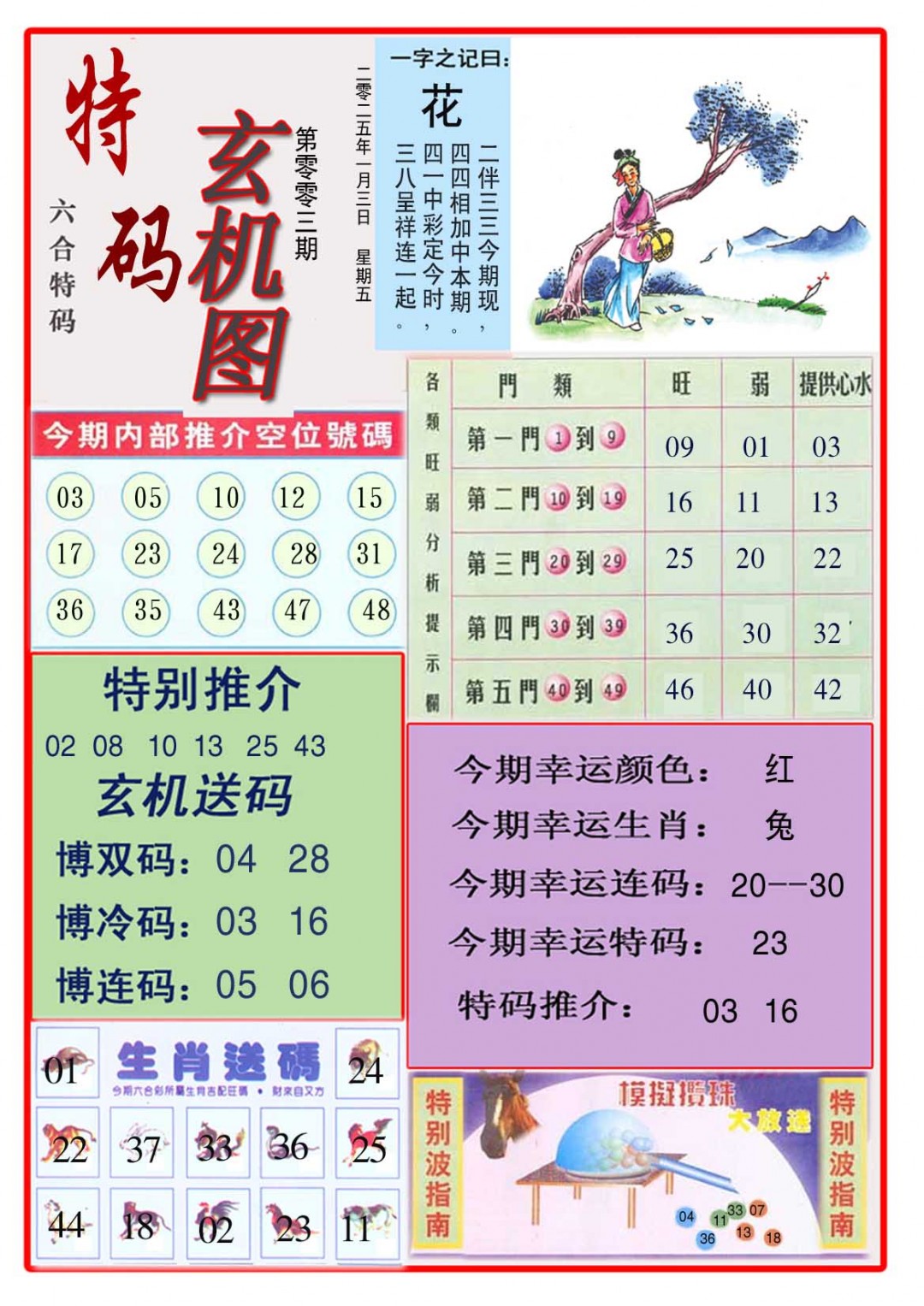 003期特码玄机图[图]