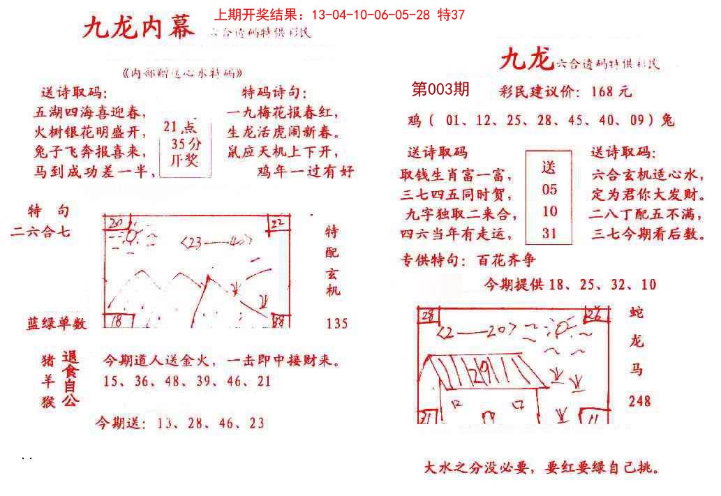003期九龙内幕[图]