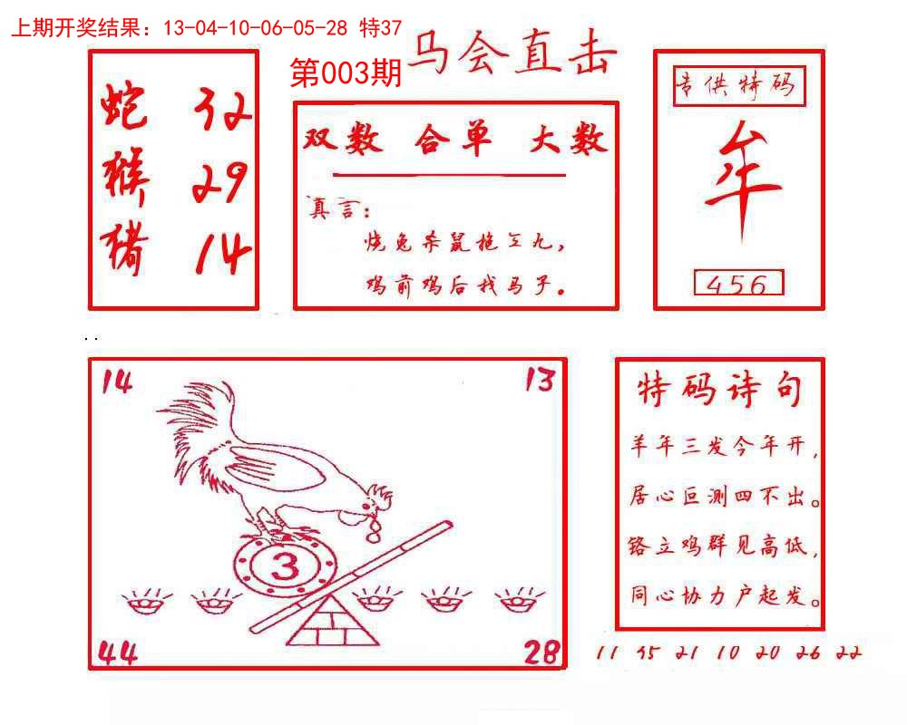 003期马会直击[图]