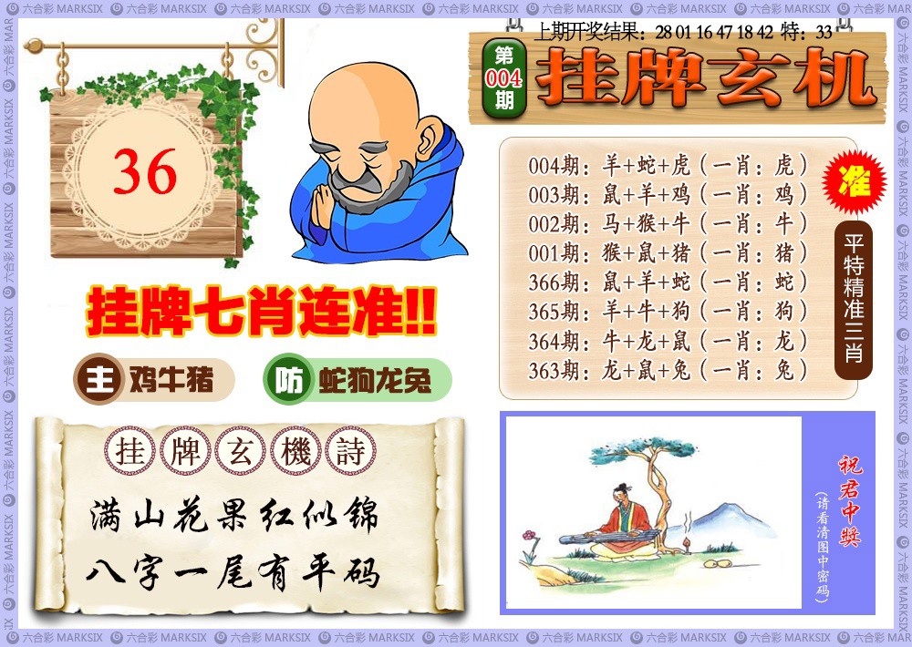 004期挂牌玄机[图]