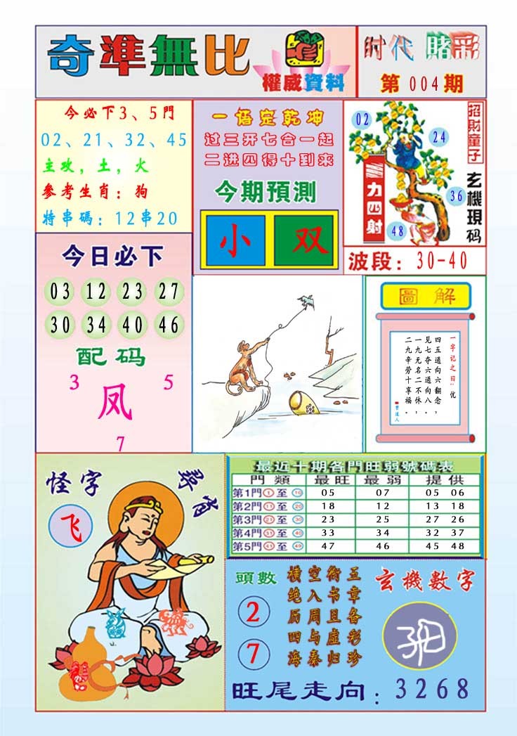 004期奇准无比[图]