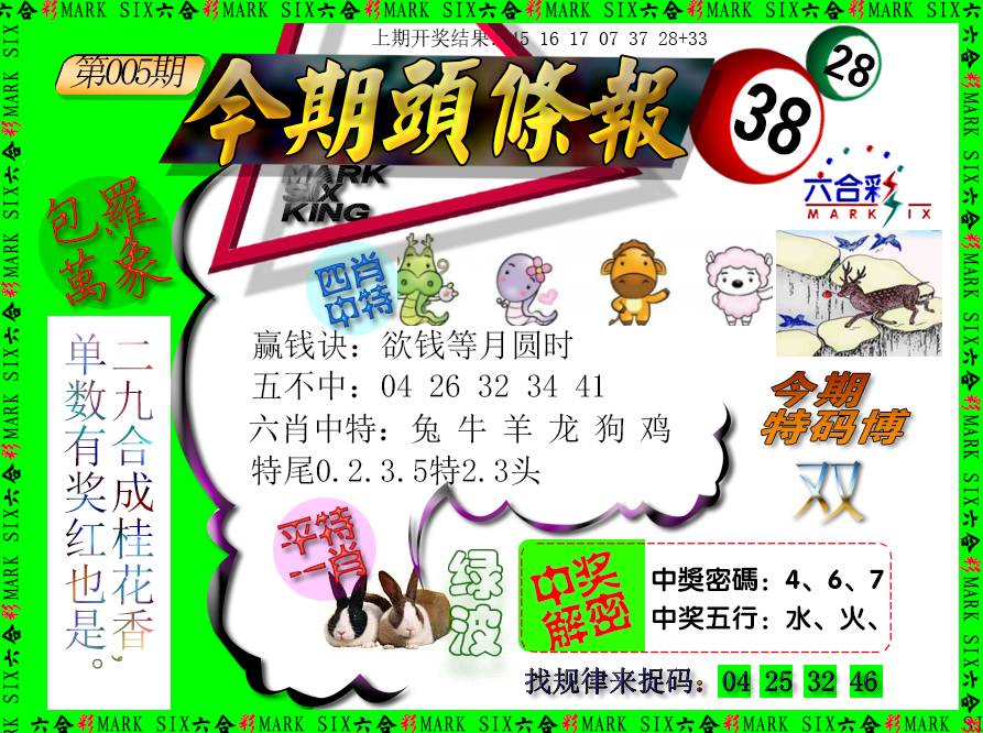 005期今期头条报[图]