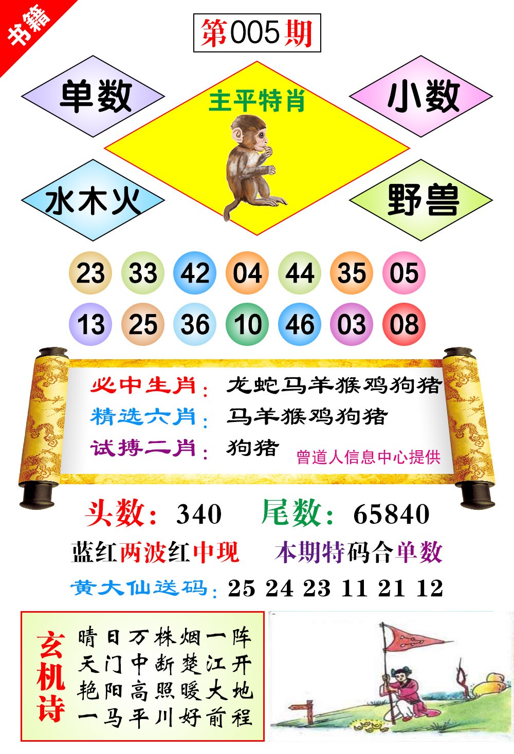 005期澳门济公十八码[图]