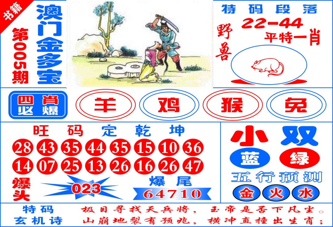 005期澳门金元宝[图]