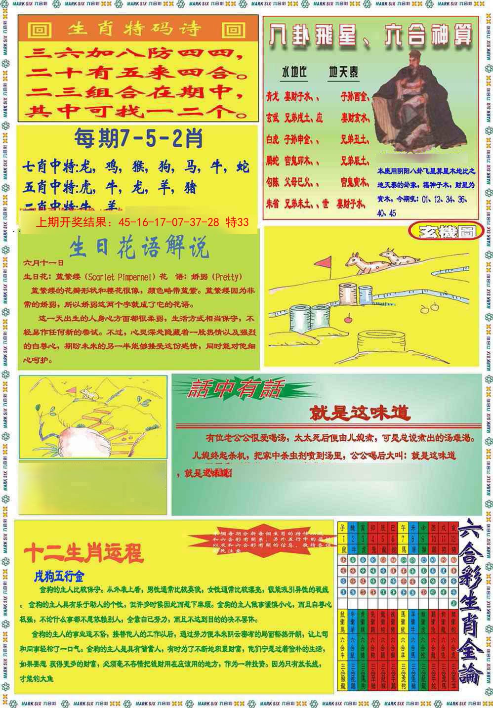 005期九龍马经B(推荐)[图]