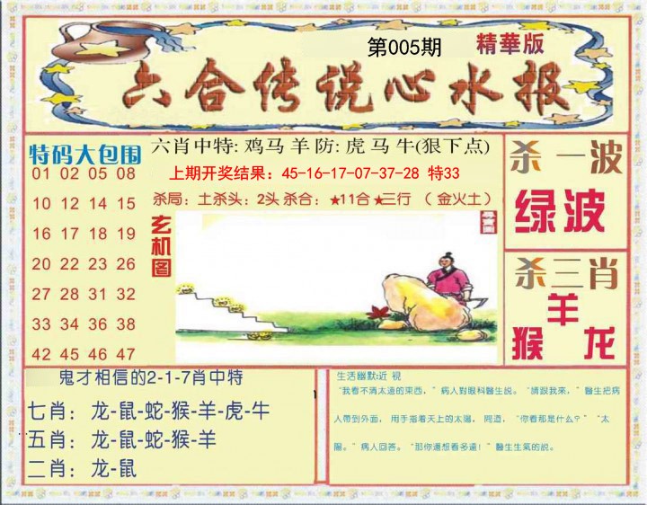 005期六合传说(心水版)[图]