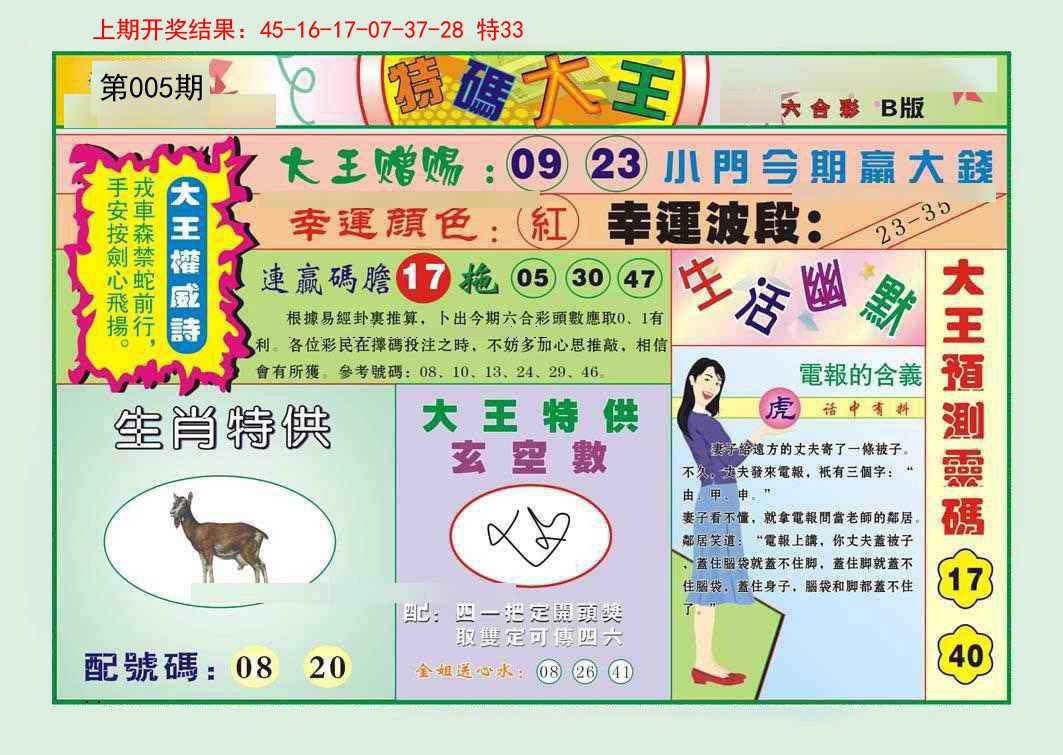005期特码大王B[图]