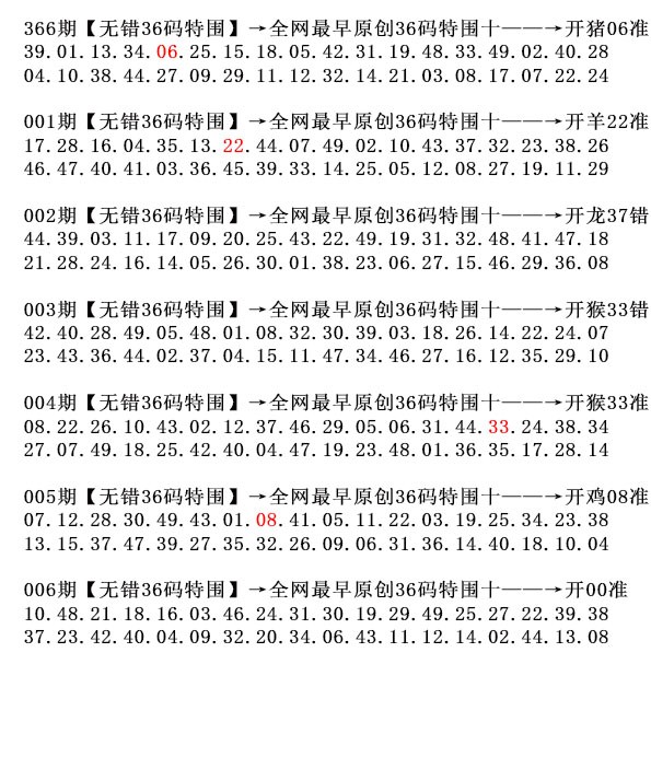 006期36码特围[图]