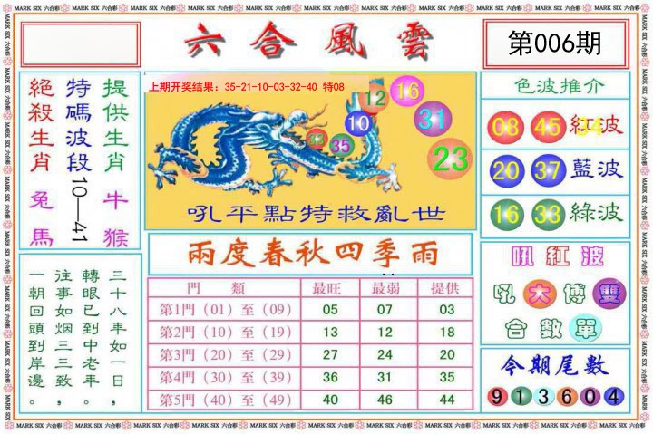 006期六合风云[图]