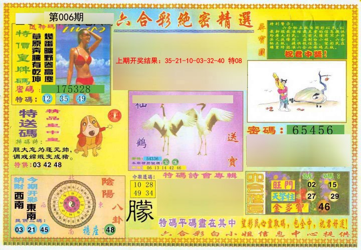 006期绝密精选A[图]