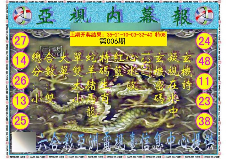 006期亚视内幕报[图]