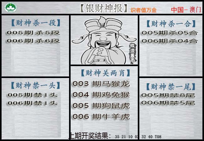 006期银财神[图]