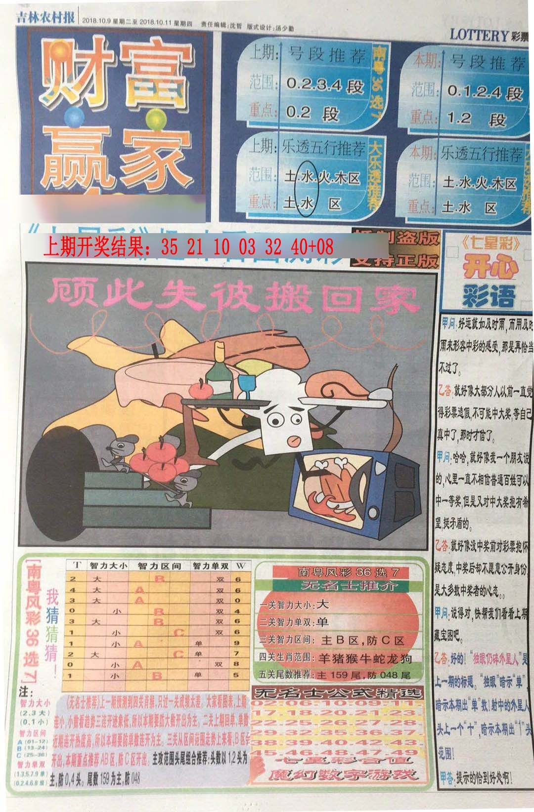 006期七星彩图(高清)[图]