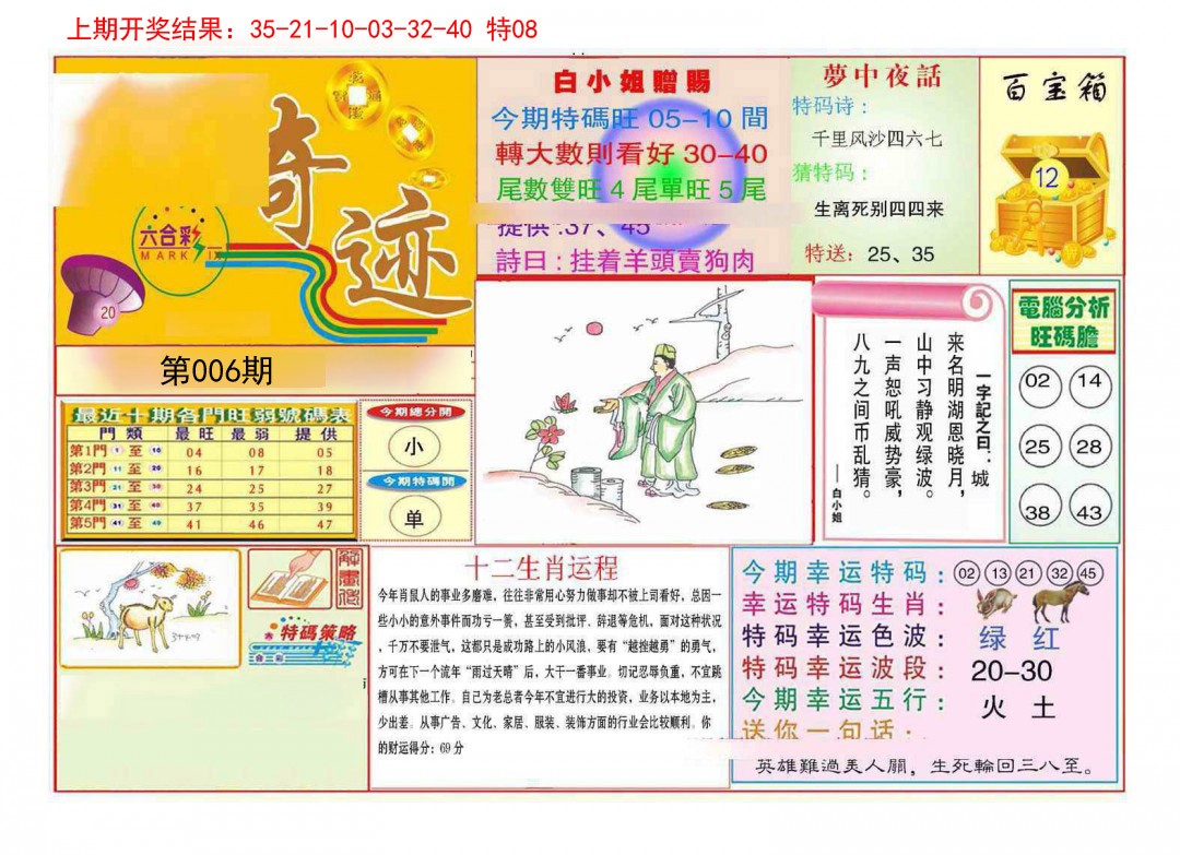 006期九龍奇迹A(推荐)[图]