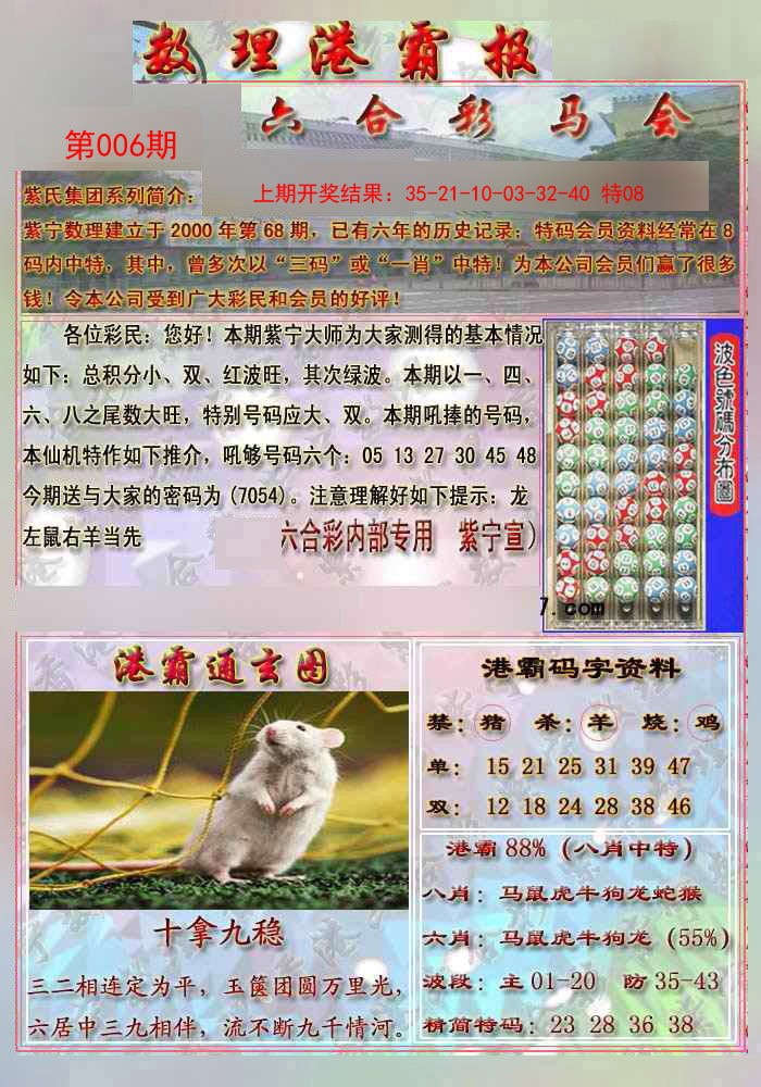 006期港霸报[图]