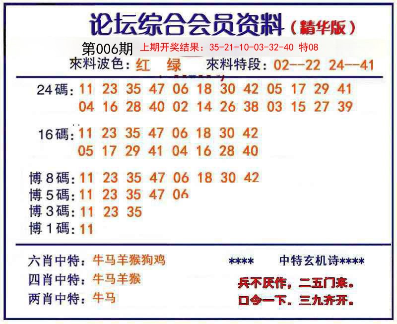 006期综合会员资料[图]