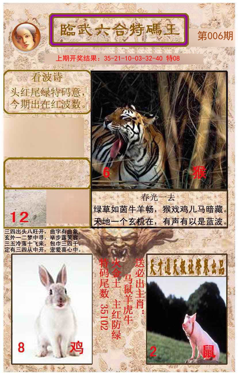 006期临武六合特码王[图]