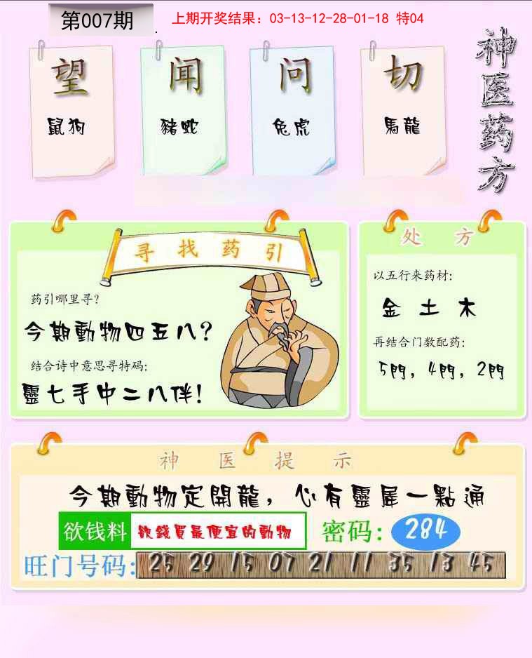 007期神医药方[图]