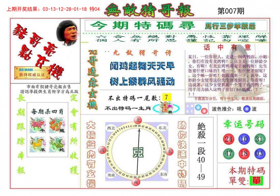 007期无敌猪哥[图]